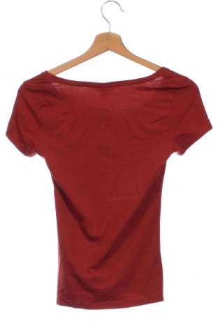 Дамска тениска H&M, Размер XS, Цвят Кафяв, Цена 13,69 лв.
