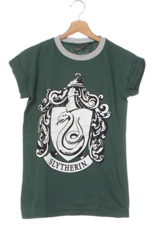 Дамска тениска Harry Potter, Размер XS, Цвят Зелен, Цена 16,00 лв.