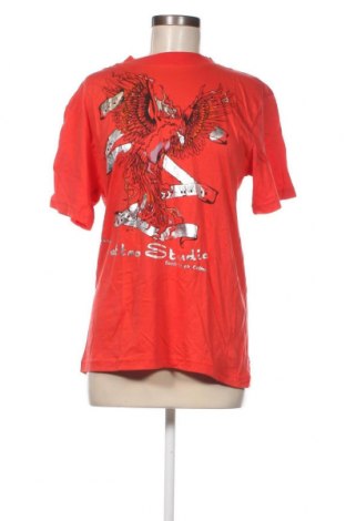 Damen T-Shirt Henleys, Größe L, Farbe Rot, Preis € 9,94