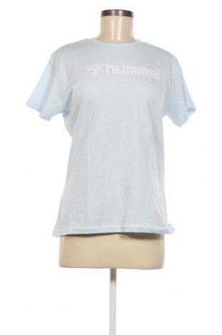 Γυναικείο t-shirt Hummel, Μέγεθος S, Χρώμα Μπλέ, Τιμή 11,14 €