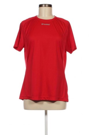 Γυναικείο t-shirt Hummel, Μέγεθος XL, Χρώμα Κόκκινο, Τιμή 5,94 €
