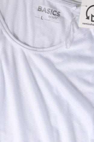 Γυναικείο t-shirt Infinity Woman, Μέγεθος L, Χρώμα Λευκό, Τιμή 4,58 €
