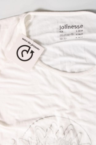 Damen T-Shirt Jolinesse, Größe S, Farbe Weiß, Preis 6,65 €