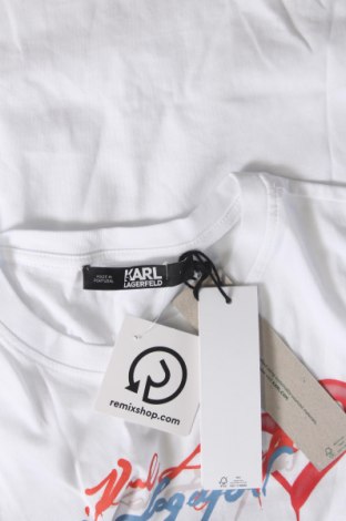 Damen T-Shirt Karl Lagerfeld, Größe L, Farbe Weiß, Preis 65,46 €