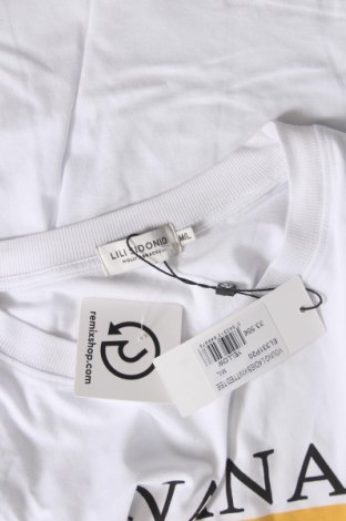 Дамска тениска Lili Sidonio, Размер M, Цвят Бял, Цена 36,00 лв.