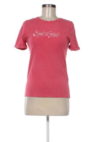 Damen T-Shirt Naf Naf, Größe S, Farbe Rosa, Preis 11,14 €