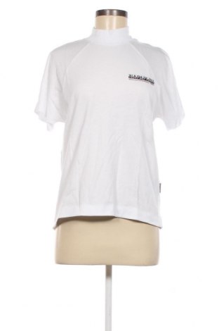Γυναικείο t-shirt Napapijri, Μέγεθος S, Χρώμα Λευκό, Τιμή 22,27 €