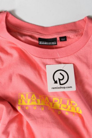 Tricou de femei Napapijri, Mărime XL, Culoare Roz, Preț 222,63 Lei