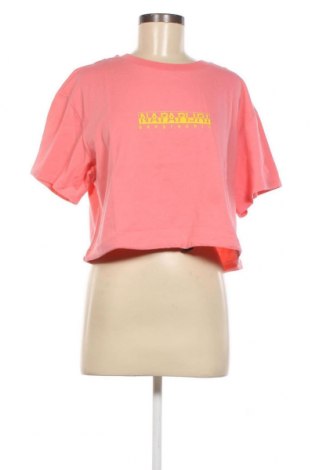 Дамска тениска Napapijri, Размер XL, Цвят Розов, Цена 67,68 лв.