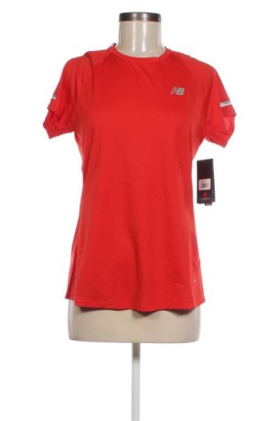 Damen T-Shirt New Balance, Größe M, Farbe Rot, Preis 19,18 €