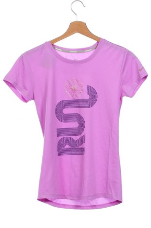 Γυναικείο t-shirt Nike, Μέγεθος XS, Χρώμα Βιολετί, Τιμή 8,29 €