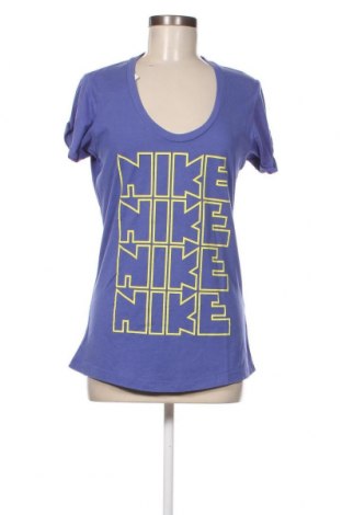 Дамска тениска Nike, Размер S, Цвят Син, Цена 27,00 лв.