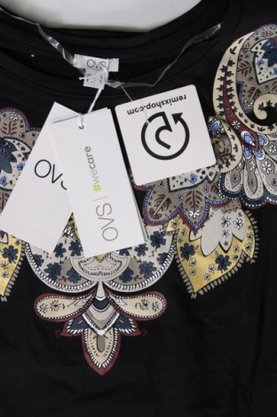 Γυναικείο t-shirt Oviesse, Μέγεθος S, Χρώμα Μαύρο, Τιμή 10,82 €