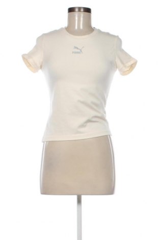 Damen T-Shirt PUMA, Größe S, Farbe Ecru, Preis 19,18 €