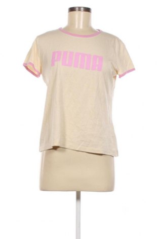 Γυναικείο t-shirt PUMA, Μέγεθος M, Χρώμα  Μπέζ, Τιμή 16,70 €