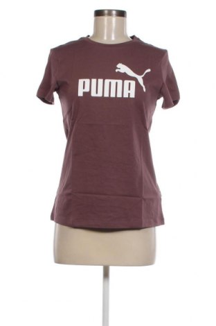 Γυναικείο t-shirt PUMA, Μέγεθος S, Χρώμα Καφέ, Τιμή 19,18 €