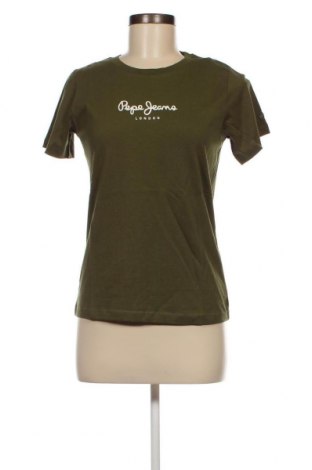 Γυναικείο t-shirt Pepe Jeans, Μέγεθος S, Χρώμα Πράσινο, Τιμή 19,18 €