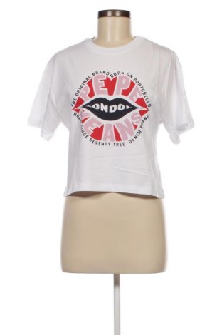 Damen T-Shirt Pepe Jeans, Größe XS, Farbe Weiß, Preis 19,18 €