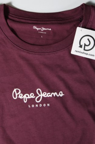 Дамска тениска Pepe Jeans, Размер L, Цвят Лилав, Цена 52,70 лв.