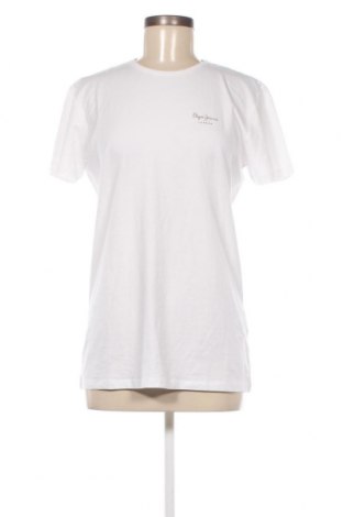 Damen T-Shirt Pepe Jeans, Größe L, Farbe Weiß, Preis 27,17 €