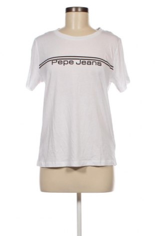Damen T-Shirt Pepe Jeans, Größe M, Farbe Weiß, Preis 30,36 €