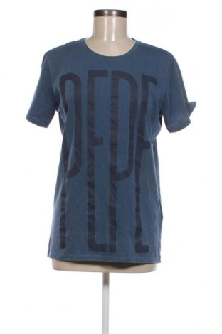 Γυναικείο t-shirt Pepe Jeans, Μέγεθος M, Χρώμα Μπλέ, Τιμή 17,58 €