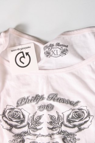 Дамска тениска Philip Russel, Размер XL, Цвят Розов, Цена 19,00 лв.