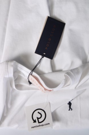 Γυναικείο t-shirt Polo Club, Μέγεθος S, Χρώμα Λευκό, Τιμή 31,96 €