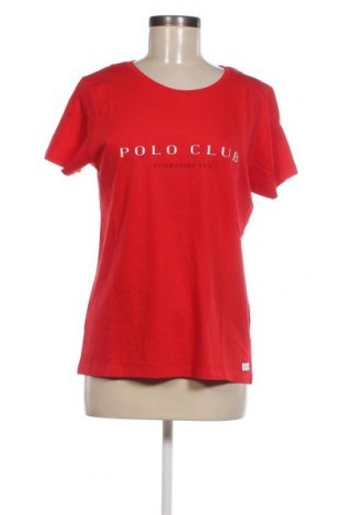 Damen T-Shirt Polo Club, Größe L, Farbe Rot, Preis € 27,17