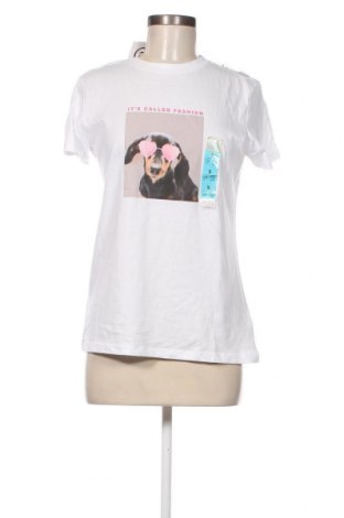 Γυναικείο t-shirt Primark, Μέγεθος M, Χρώμα Λευκό, Τιμή 10,72 €