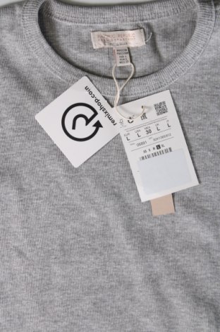 Γυναικείο t-shirt Pull&Bear, Μέγεθος L, Χρώμα Γκρί, Τιμή 10,82 €