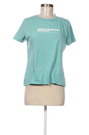 Γυναικείο t-shirt Pull&Bear, Μέγεθος L, Χρώμα Πράσινο, Τιμή 3,99 €