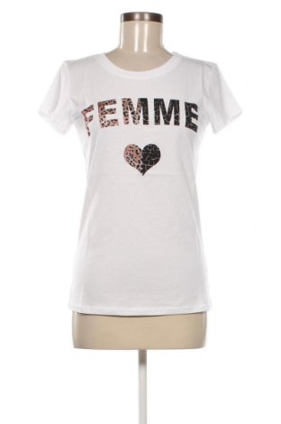 Γυναικείο t-shirt Rinascimento, Μέγεθος M, Χρώμα Λευκό, Τιμή 19,18 €