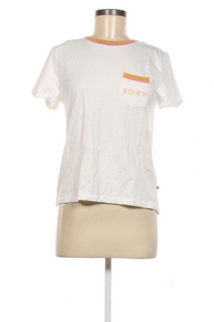 Γυναικείο t-shirt Roxy, Μέγεθος XS, Χρώμα Λευκό, Τιμή 10,21 €