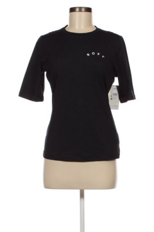 Γυναικείο t-shirt Roxy, Μέγεθος S, Χρώμα Μαύρο, Τιμή 10,58 €