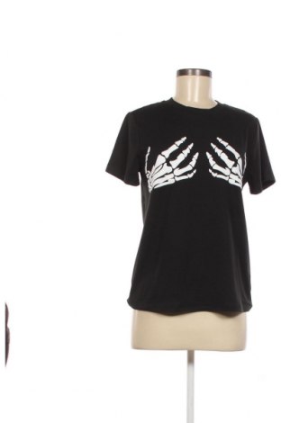 Γυναικείο t-shirt SHEIN, Μέγεθος XS, Χρώμα Μαύρο, Τιμή 4,98 €