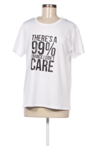 Γυναικείο t-shirt SHEIN, Μέγεθος M, Χρώμα Λευκό, Τιμή 4,82 €