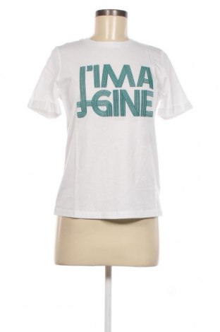 Γυναικείο t-shirt SUNCOO, Μέγεθος S, Χρώμα Λευκό, Τιμή 19,18 €