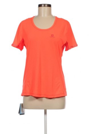 Damen T-Shirt Salomon, Größe L, Farbe Orange, Preis 22,27 €