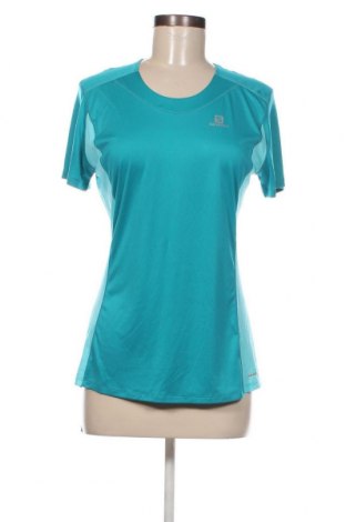 Damen T-Shirt Salomon, Größe L, Farbe Blau, Preis 31,54 €