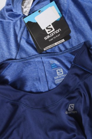 Γυναικείο t-shirt Salomon, Μέγεθος L, Χρώμα Μπλέ, Τιμή 37,11 €