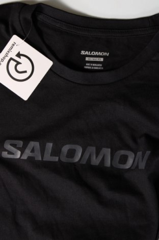 Γυναικείο t-shirt Salomon, Μέγεθος XS, Χρώμα Μαύρο, Τιμή 14,84 €