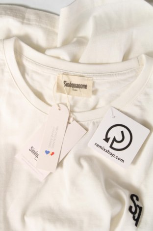 Γυναικείο t-shirt Sinequanone, Μέγεθος L, Χρώμα Εκρού, Τιμή 27,17 €