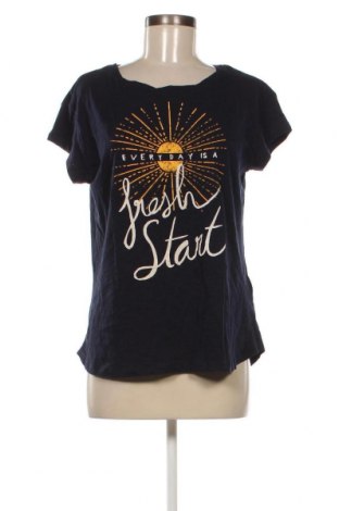Γυναικείο t-shirt Springfield, Μέγεθος XL, Χρώμα Μπλέ, Τιμή 11,14 €