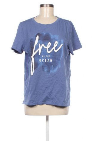Damen T-Shirt Street One, Größe L, Farbe Blau, Preis 6,68 €
