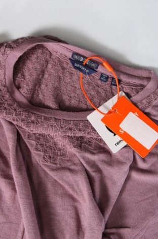 Γυναικείο t-shirt Superdry, Μέγεθος M, Χρώμα Βιολετί, Τιμή 10,52 €