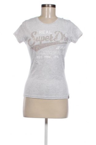 Damen T-Shirt Superdry, Größe M, Farbe Grau, Preis 12,37 €