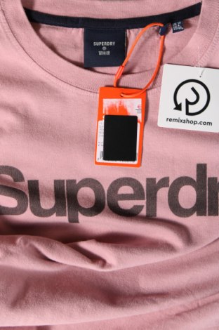 Γυναικείο t-shirt Superdry, Μέγεθος M, Χρώμα Ρόζ , Τιμή 19,38 €