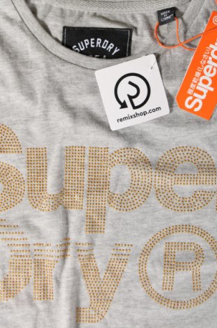 Γυναικείο t-shirt Superdry, Μέγεθος M, Χρώμα Γκρί, Τιμή 11,13 €