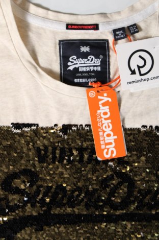 Γυναικείο t-shirt Superdry, Μέγεθος M, Χρώμα  Μπέζ, Τιμή 11,75 €